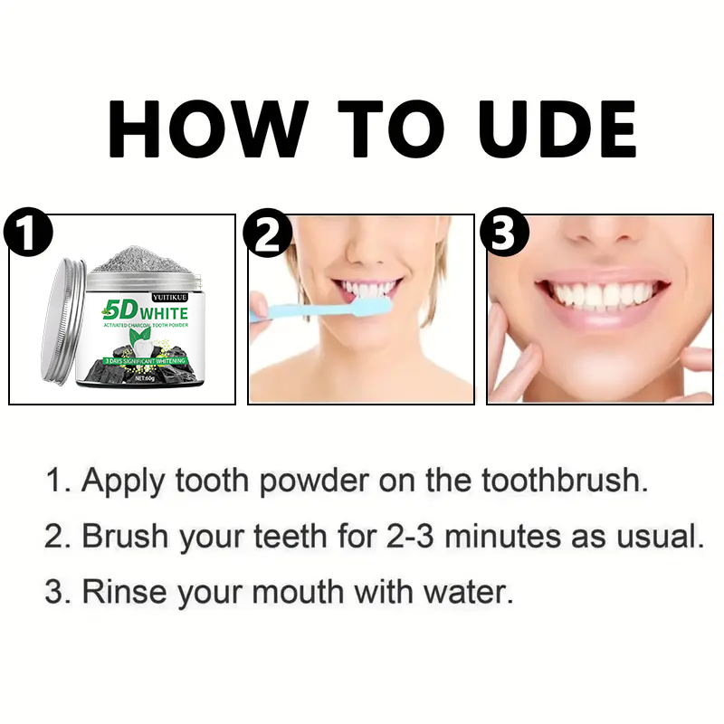 YUlTlKUE 5D Beyaz Aktif Kömür  - Teeth Whitening Near Me incelemesi ve fiyatı