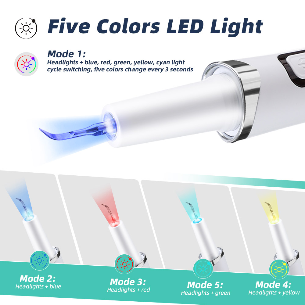 5 LED Işık Ultrasonik Diş Temi - Teeth Whitening Mouthwash incelemesi ve fiyatı